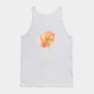 Orange Rose Tank Top